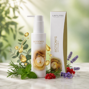 MOTIONYS – Sport-Massageöl mit Pfefferminze, Eukalyptus & Rosmarin 100ml
